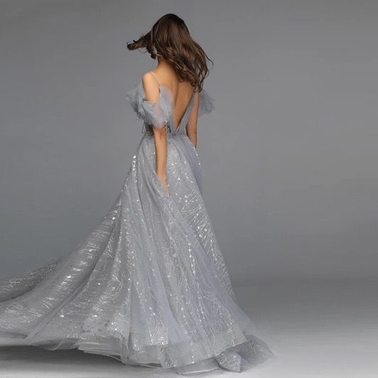 Thumbnail: Tassel Evening Ball Gown