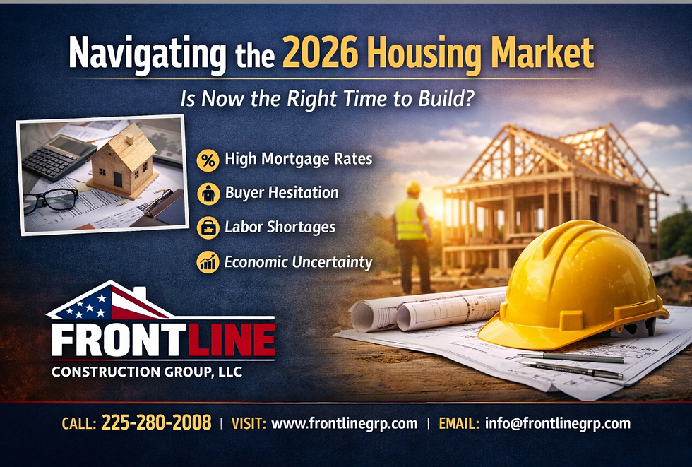 2026 Housing Market Update: What Today’s Challenges Mean for You as a Homeowner or Future Builder