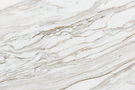 White marble with brown and grey veins