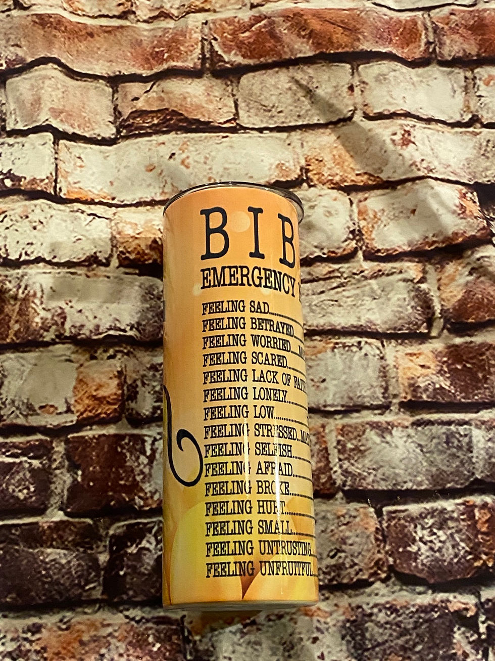 Thumbnail: Bible emergency Faith scripture 20 ounce Tumblr