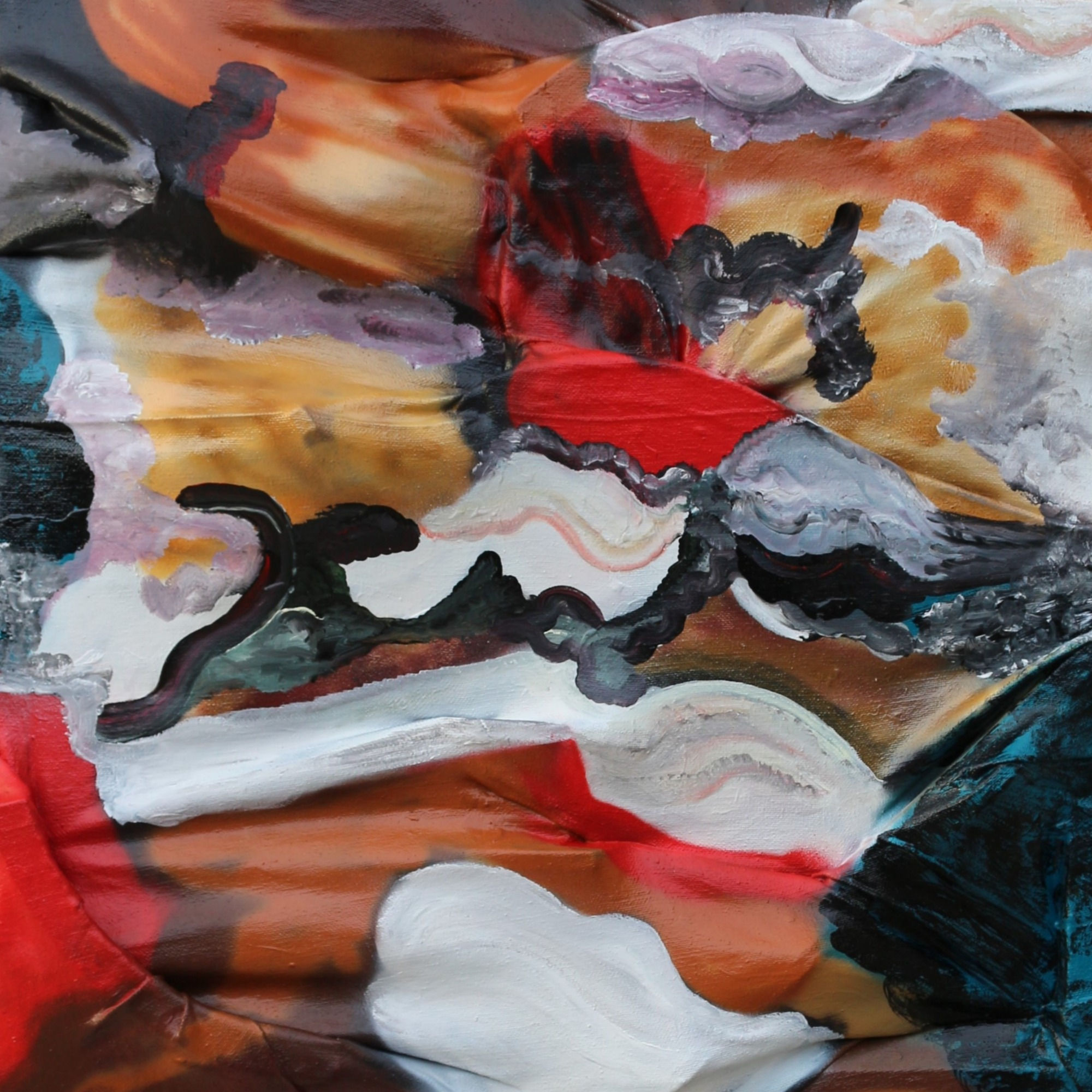 Yellow Stone, portraits de ventre, peinture en volume