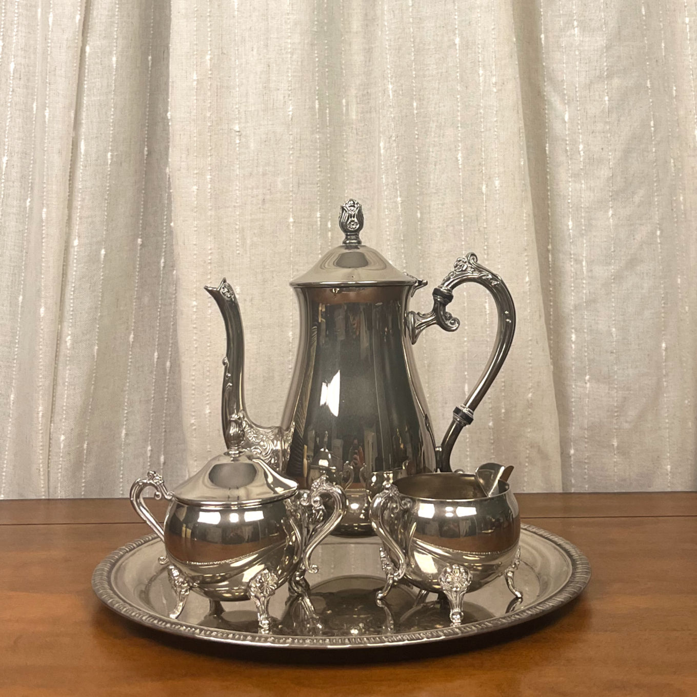 Vintage Silver Tea Service (Display Only)