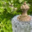 Thumbnail: Wooden Pedestal with Crystal & Gold Globe