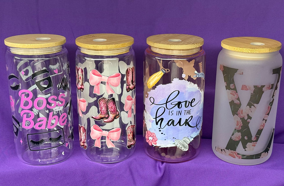 16 oz glass can cups