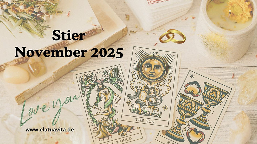 Monatslegung November 2025 - Stier Download