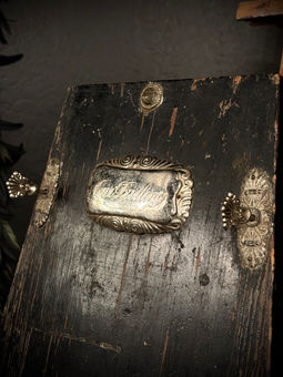 Original 1800's Victorian era Funeral Display Coffin