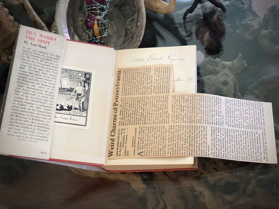 Thumbnail: 1938 HEX MARKS THE SPOT (with original article)