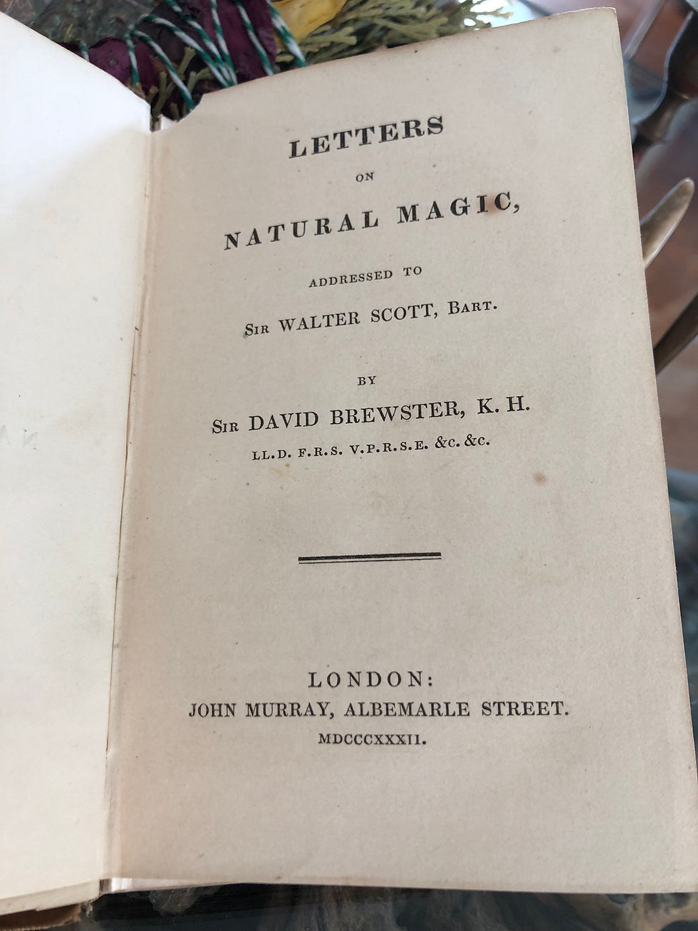 Thumbnail: 1832 NATURAL MAGIC by SIR DAVID BREWSTER