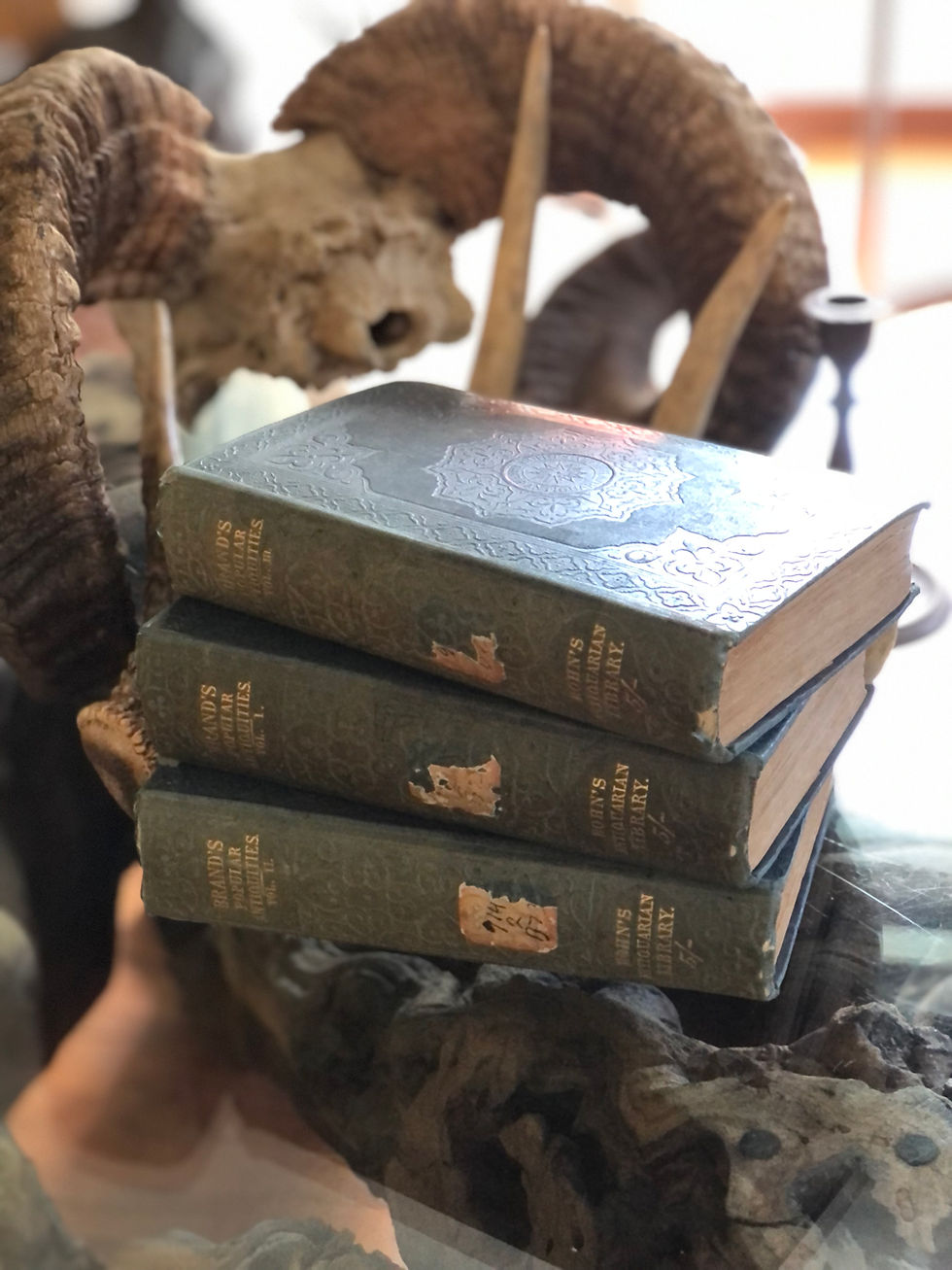Thumbnail: 1849 RARE THREE VOLUME PAGAN ENCYCLOPEDIA SET