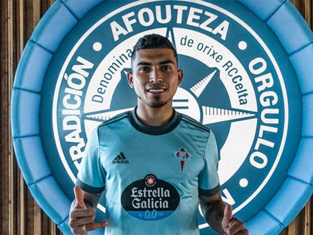 Orbelín Pineda llegó al Celta de Vigo con un menor salario