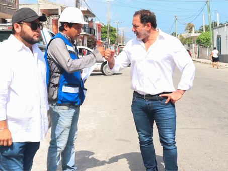 Julián Zacarías supervisa el inicio del operativo de limpieza y desazolve de pozos en Progreso