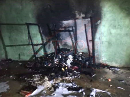 Incendio de predio en Umán