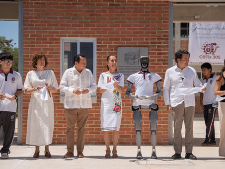 Claudia Sheinbaum Inaugura el Cbtis 305 en Ciudad Caucel