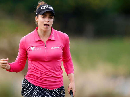 La mexicana Gaby López, a un golpe del liderato en torneo en Naples