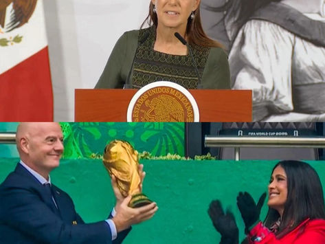 Sheinbaum Aclara Presencia de Salma Hayek en Inauguración del Mundial 2026