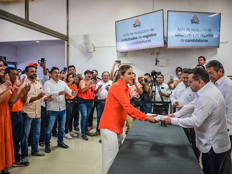 Movimiento Ciudadano registra ante IEPAC sus candidaturas en municipios