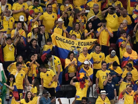 Qatar 2022: El polémico grito de los aficionados de Ecuador al medio tiempo del primer partido