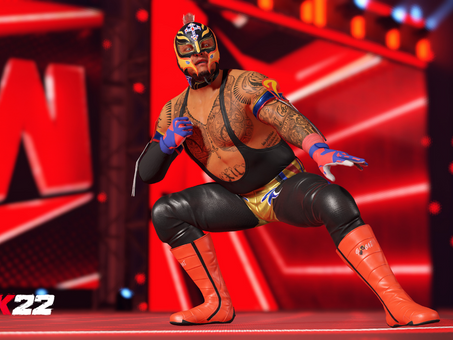 Rey Mysterio fue vapuleado por Veer Mahaan en Monday Night RAW
