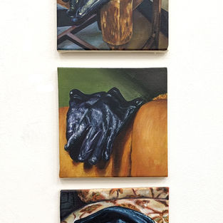 Triptych Memory of a touch