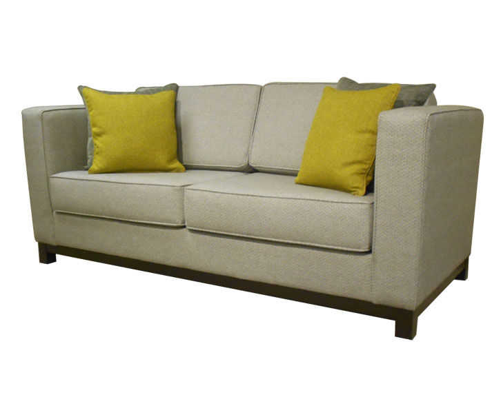 Queen sleeper with wood base