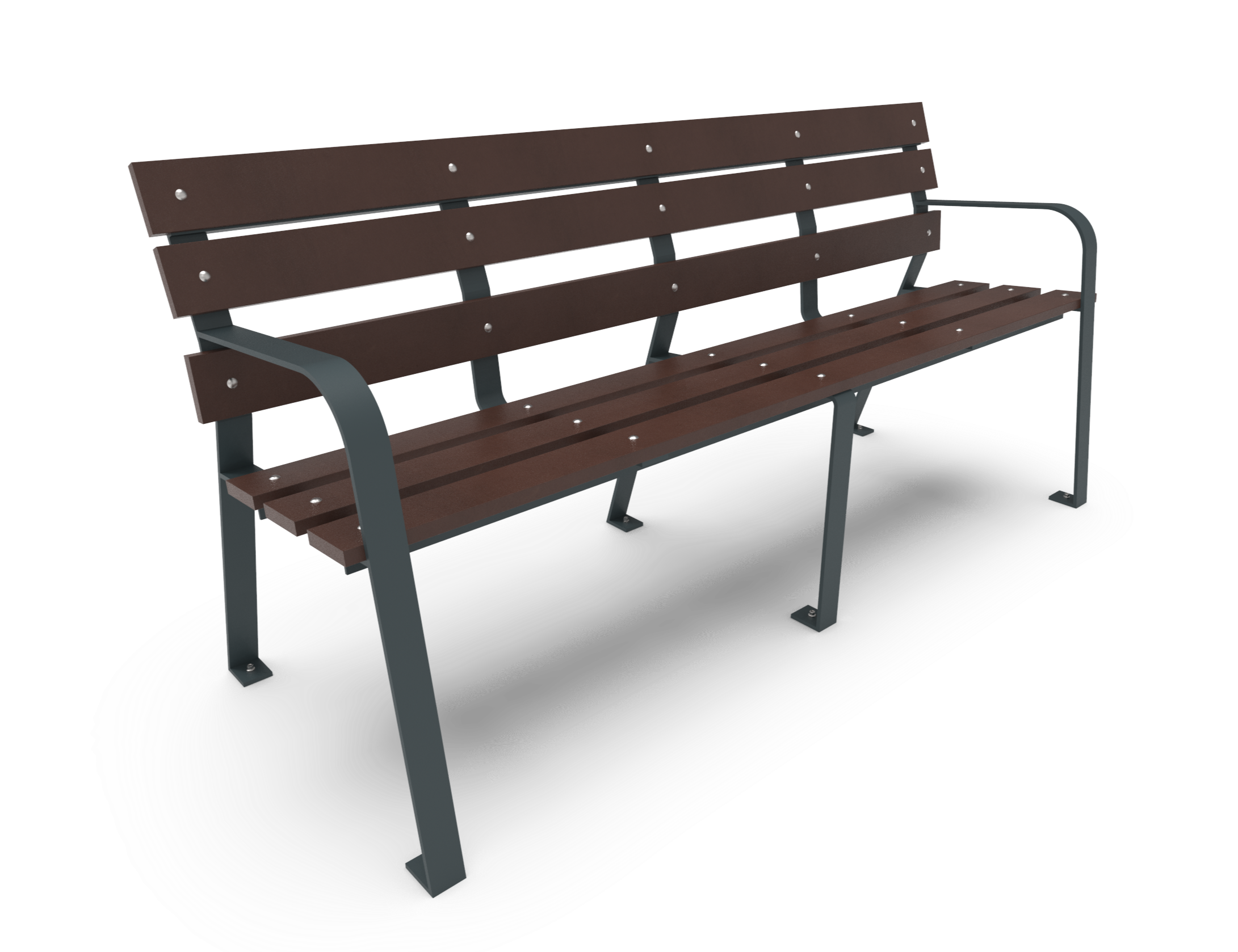 BUR23 - Escaño Ecosens- Madera de Plástico reciclado