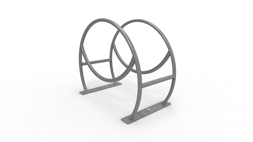 Miniatura: TB130 Bicicletero U invertida Trasera
