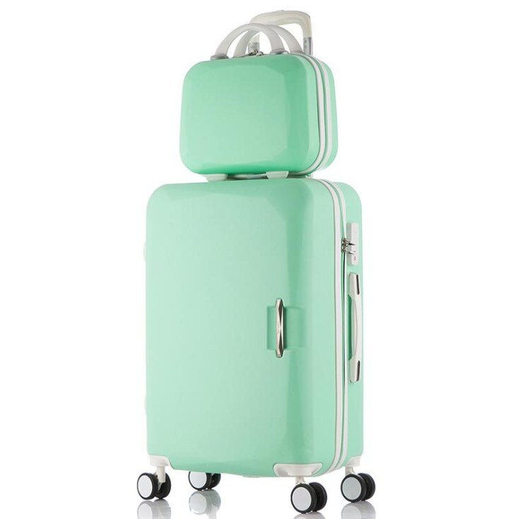 Thumbnail: Travel Suitcase Bag Spinner Hard Side Trolley Travel Luggage Set With Handbag