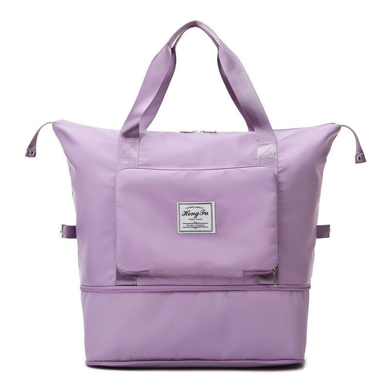 Thumbnail: Folding Travel Bag Large Capacity Waterproof Luggage Tote Duffle Bag