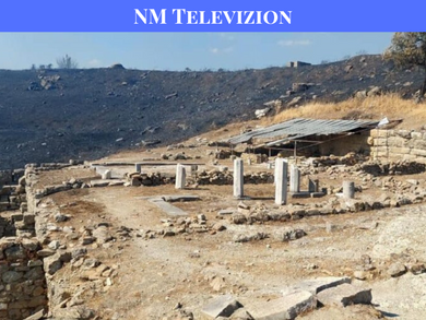 Parku Arkeologjik i Finiqit u rrezikua nga zjarri, ministri Gonxhja: Asnjë monument nuk është prekur nga flakët