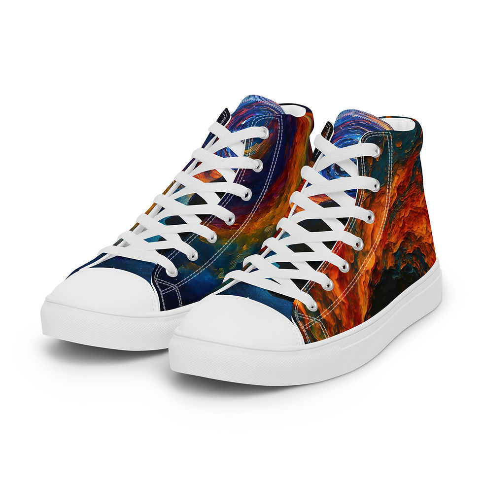Thumbnail: Event Horizon | High Top Canvas Shoes
