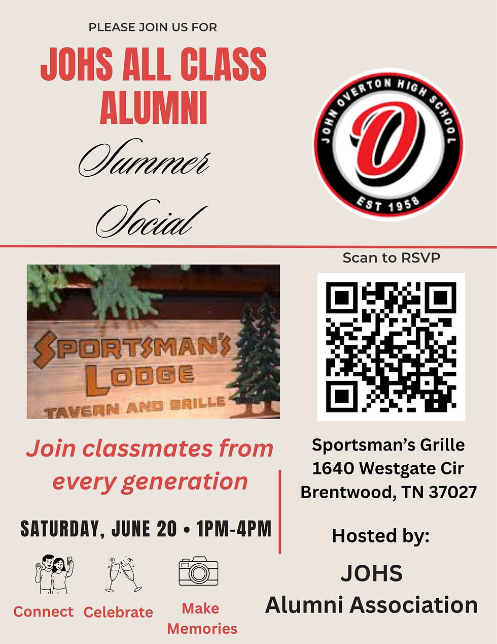 JOHS Alumni - All Class Summer Social