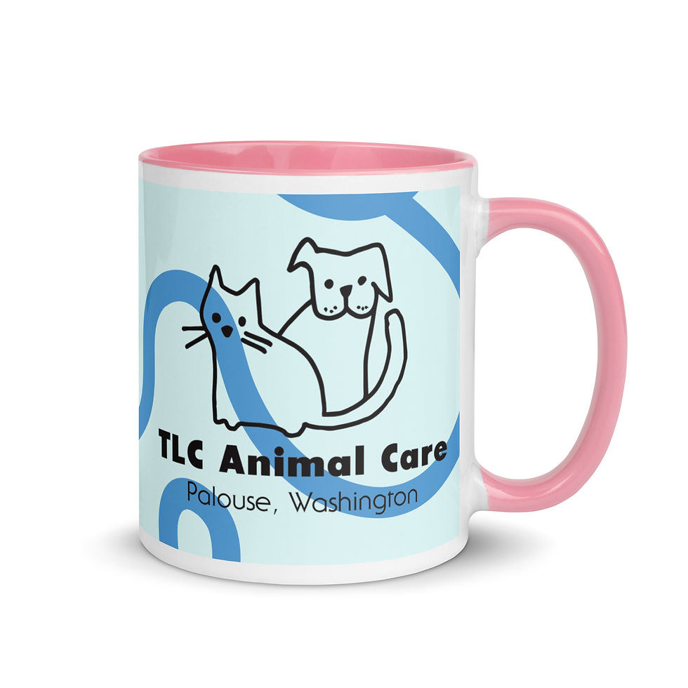 Thumbnail: TLC Mug with Color Inside Blue Swirl
