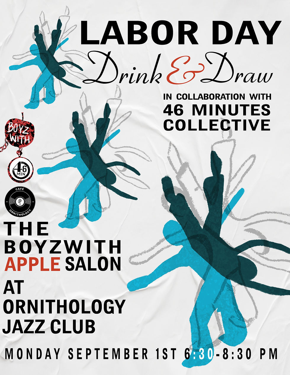 Drink and Draw with 46 Minutes collective