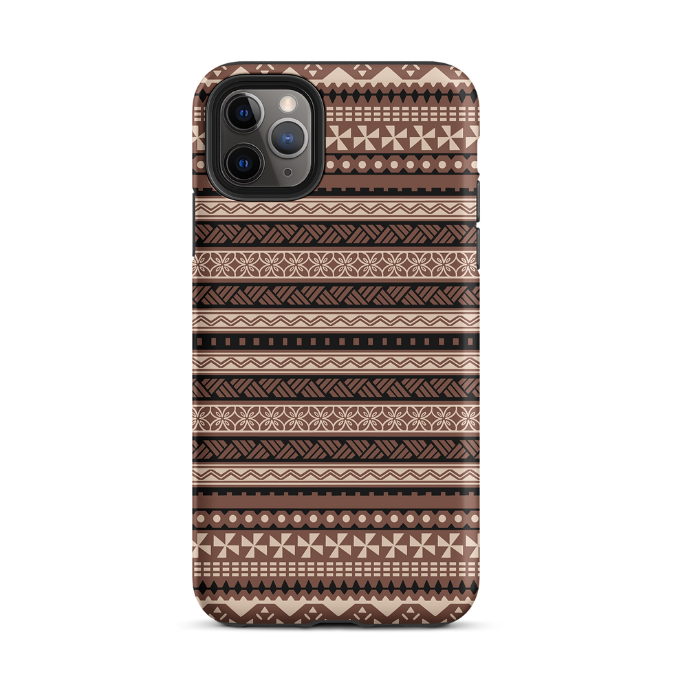 Thumbnail: Va'a Beyond Fiji Brown iPhone Tough Case