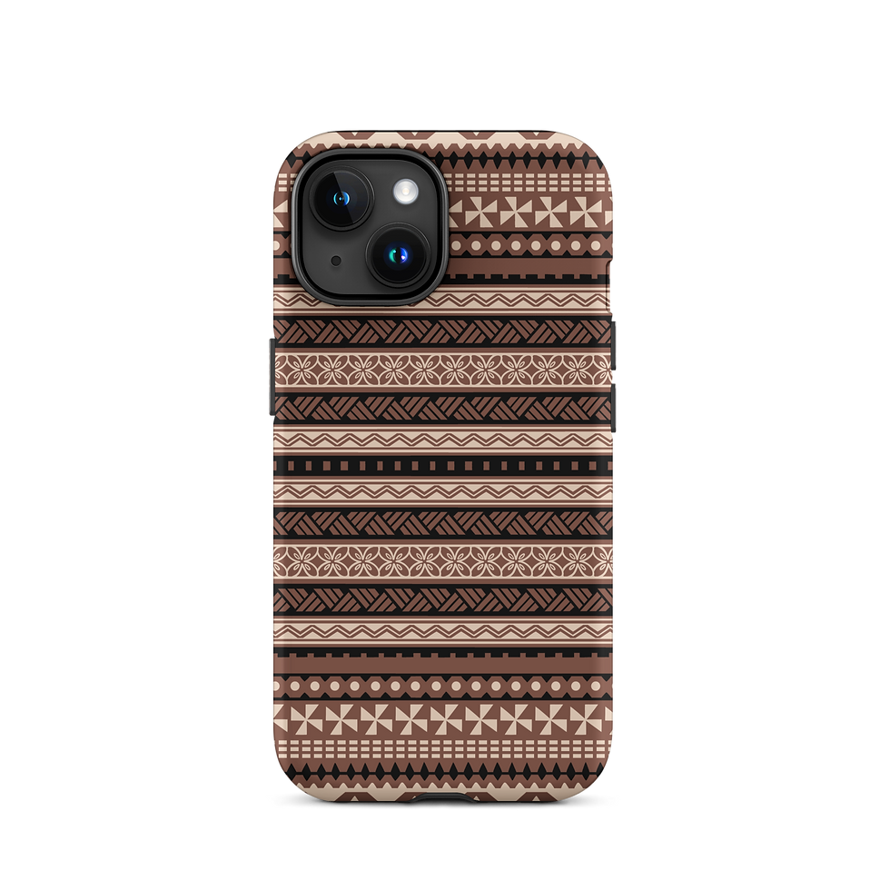 Thumbnail: Va'a Beyond Fiji Brown iPhone Tough Case