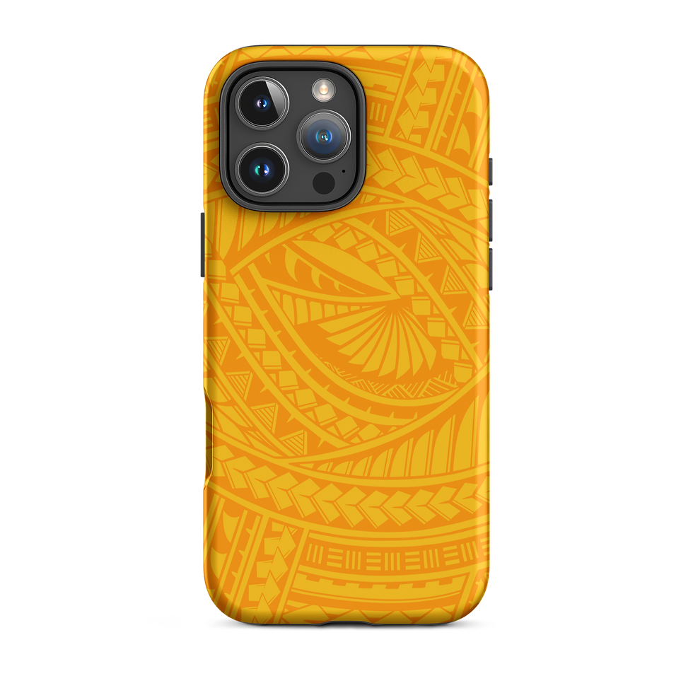 Thumbnail: Va'a Beyond Samoa Yellow iPhone Tough Case
