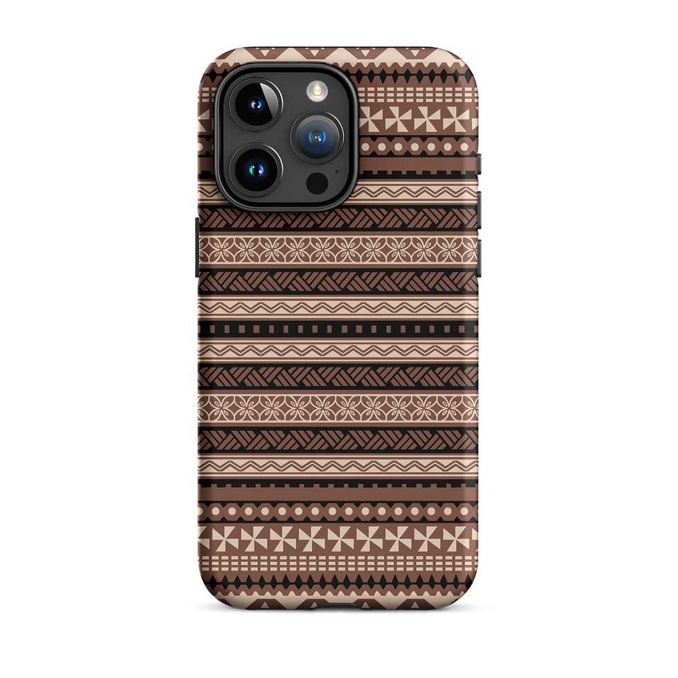 Thumbnail: Va'a Beyond Fiji Brown iPhone Tough Case