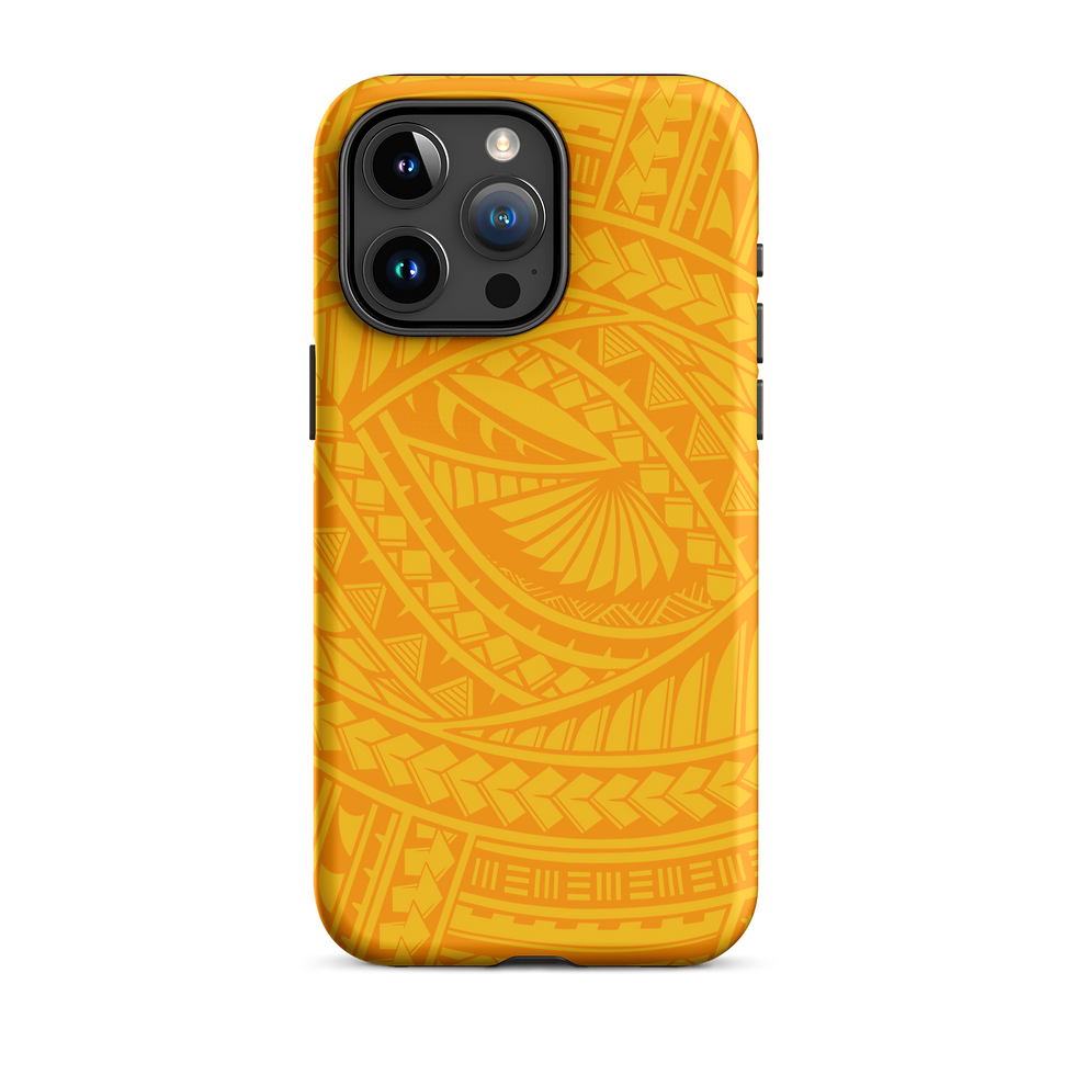 Thumbnail: Va'a Beyond Samoa Yellow iPhone Tough Case