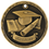 Thumbnail: Antiqued 3D Graduation Medal
