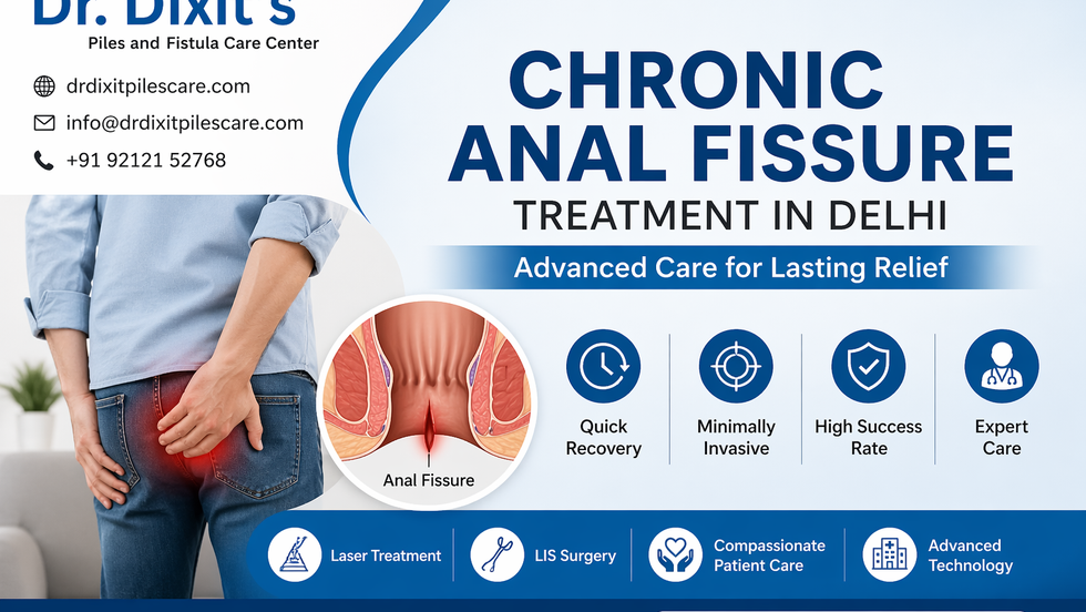 chronic anal fissure treatment in Delhi,