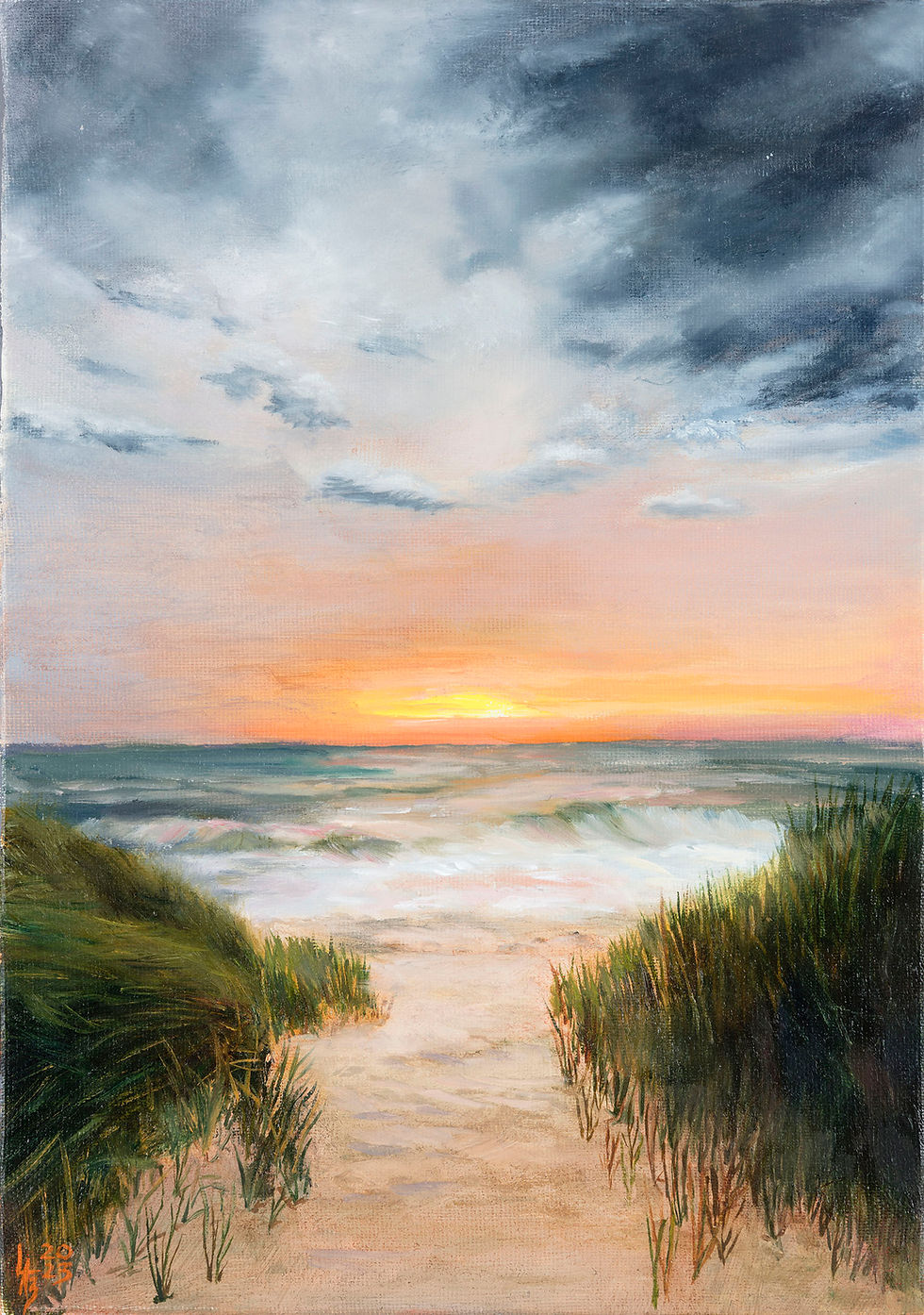 Sunsent in Canoubiers
