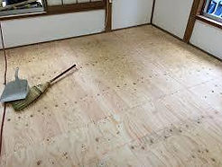 フローリング張り工事