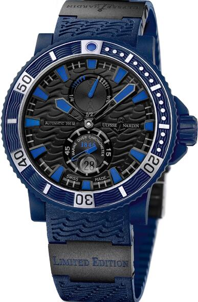 Ulysse Nardin Marine Diver Black Sea Automatic Replica Watch Price 263-92-3C content media