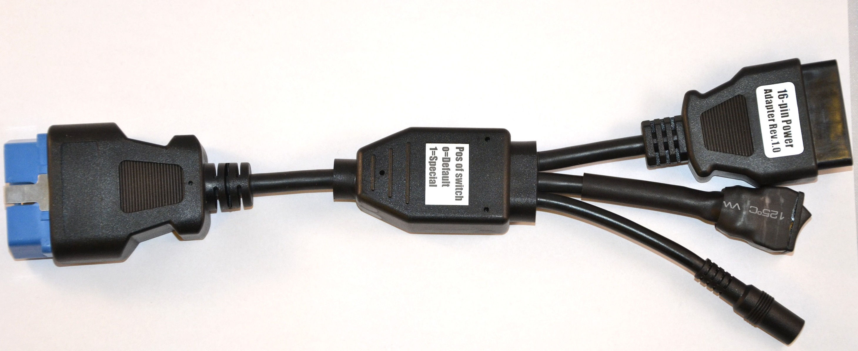 16 PIN OBD ΚΑΛΩΔΙΟ AUTOCOM ΤΡΟΦΟΔΟΣΙΑΣ