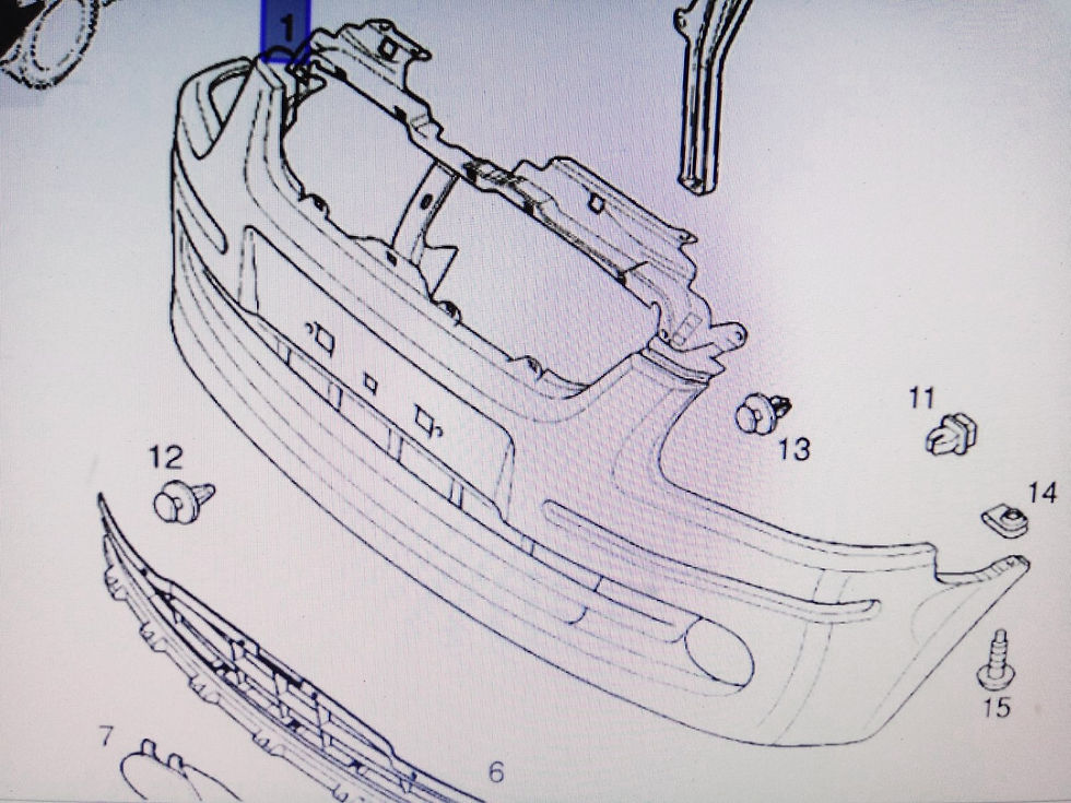 ΠΡΟΦΥΛΑΚΤΗΡΑΣ ΕΜΠΡΟΣΘΙΟΣ OPEL AGILA -'03