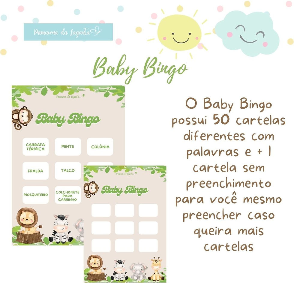 Baby Bingo Safári Bege (Arquivo PDF)