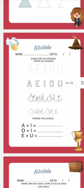 Miniatura: Plano de aula Educação Infantil Harry Potter (PDF)