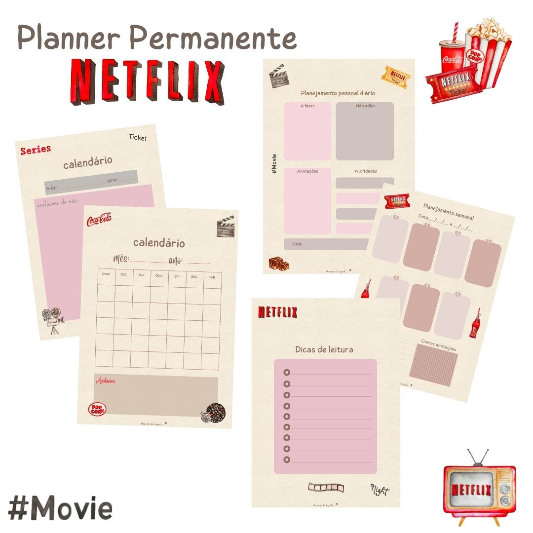 Planner Permanente Netflix