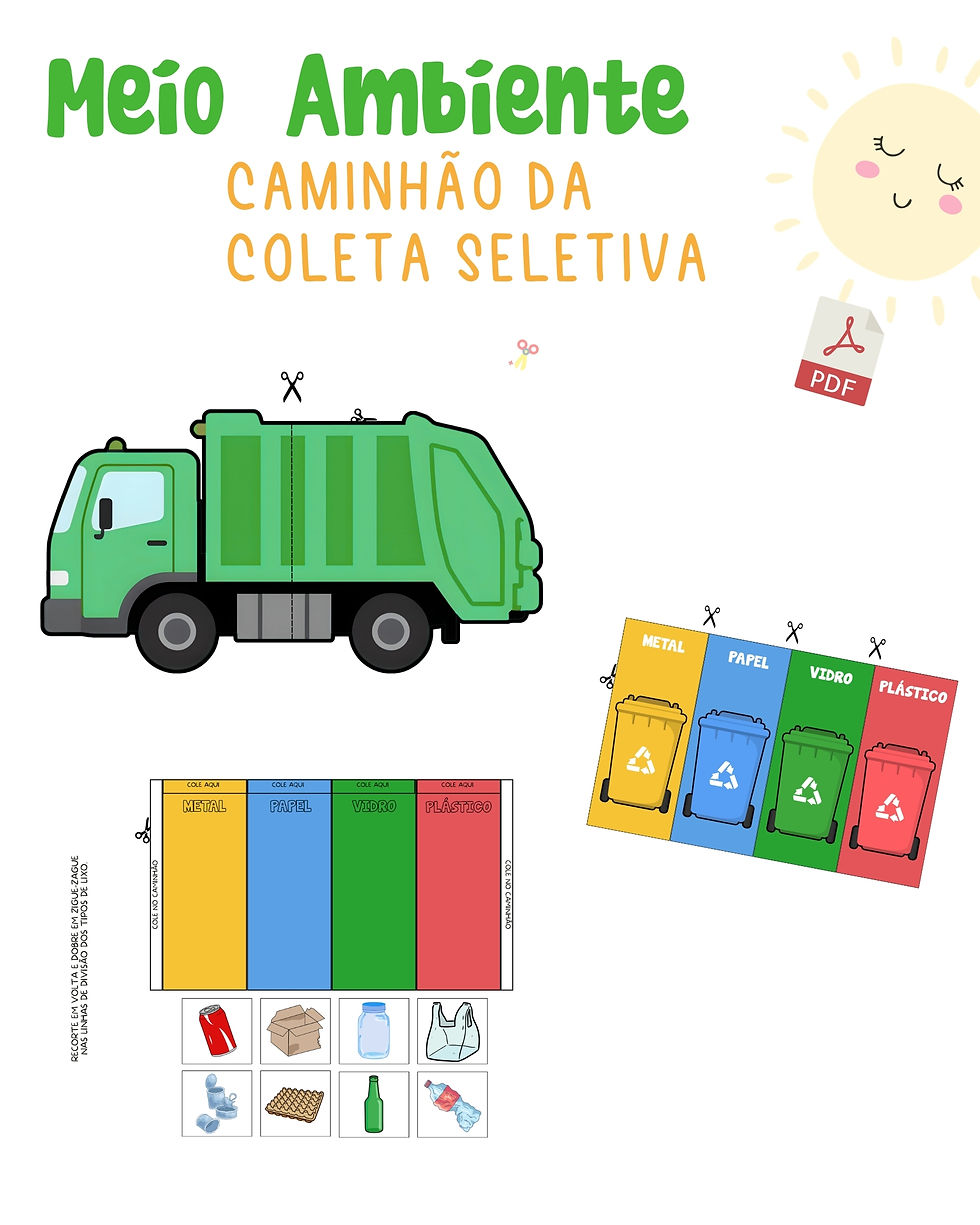 Miniatura: Meio Ambiente: Caminhão da Coleta Seletiva (PDF)