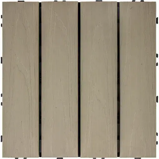 Deck Baldosa Co-Extruded G02 Antique ( precio de lista por caja de 11 unidades)